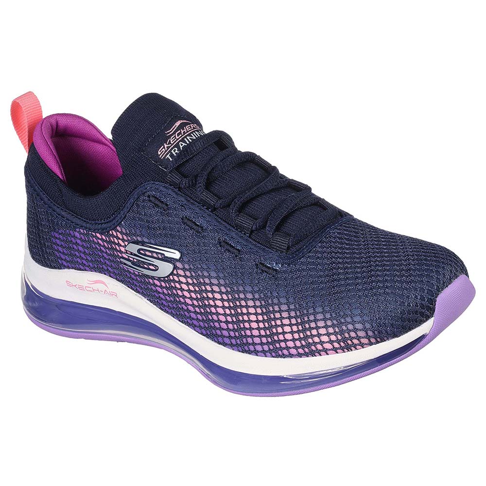 Zapatilla Skechers Dama Azul 149408 NVLV Talla 38.5