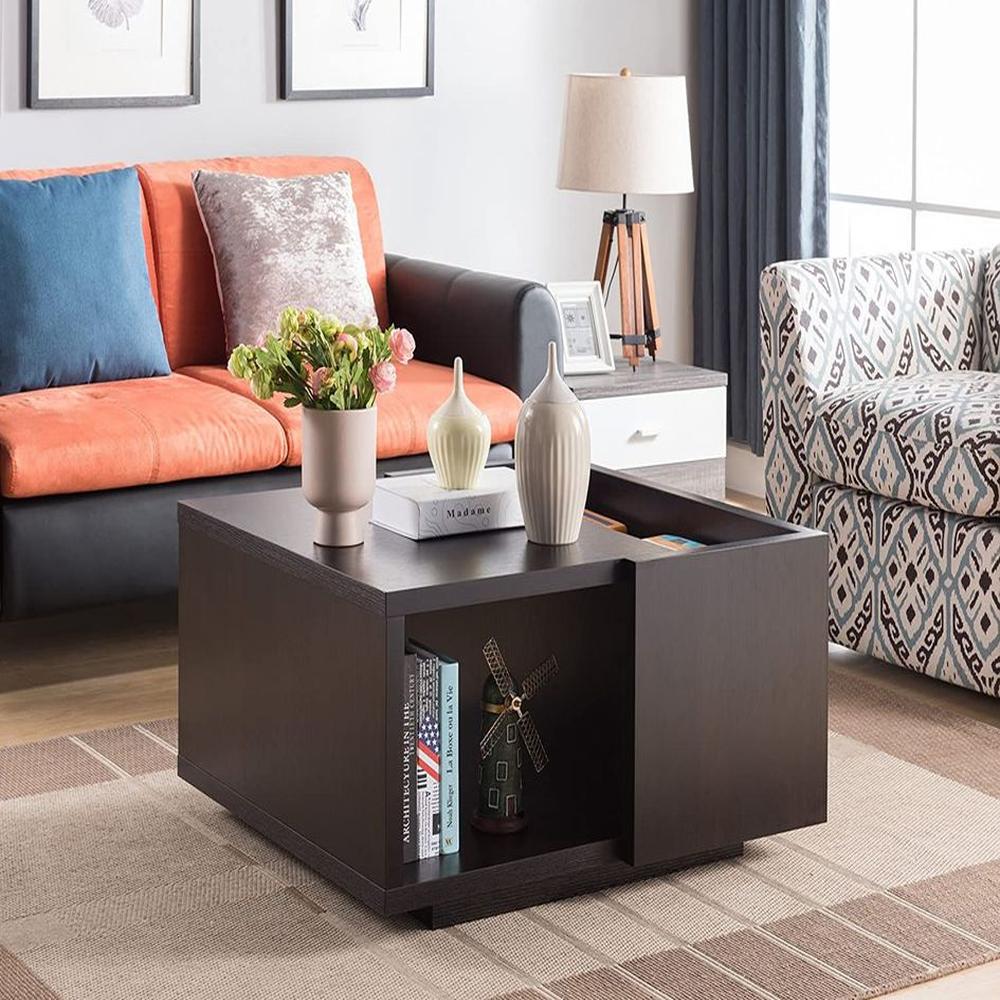 Mesa de centro Arlett wengue - Villa Hogar Mesa de centro Arlett wengue - Villa Hogar