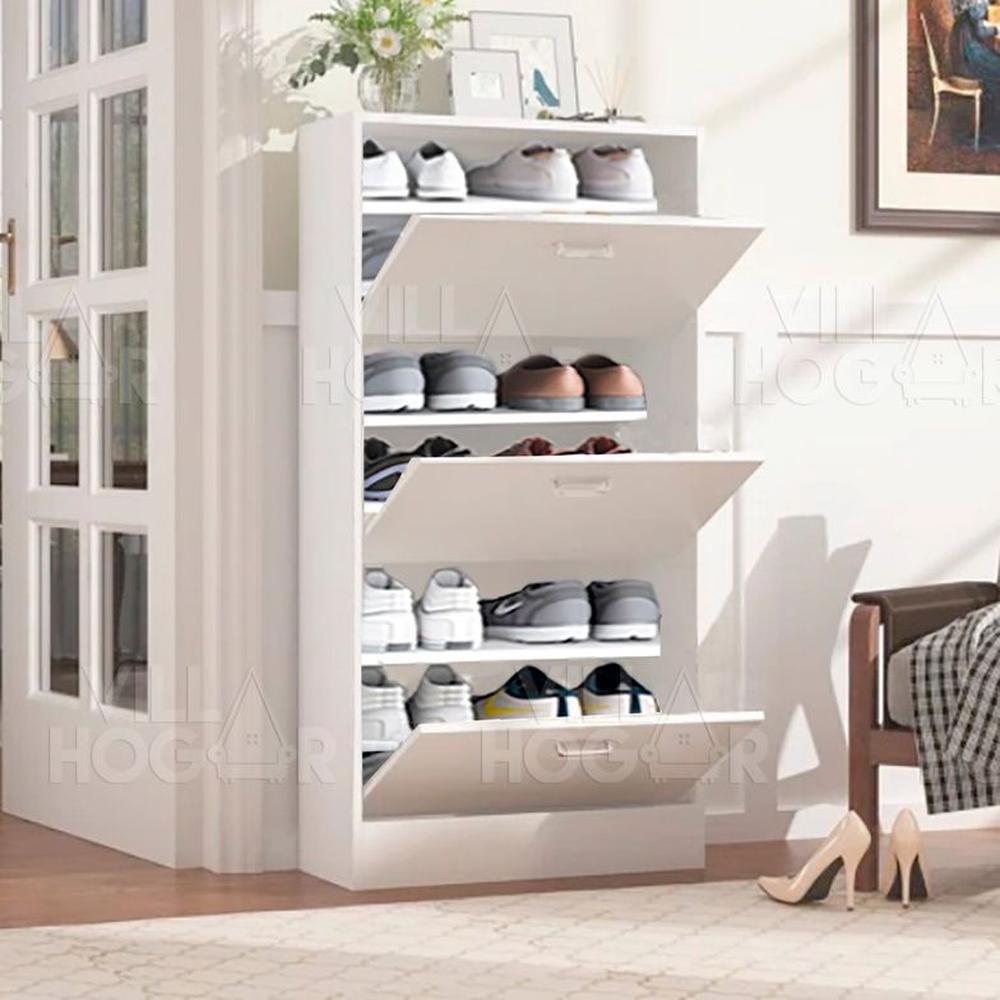 Zapatera Villa Hogar Small Blanca 3 Cajones Zapatera Villa Hogar Small Blanca 3 Cajones
