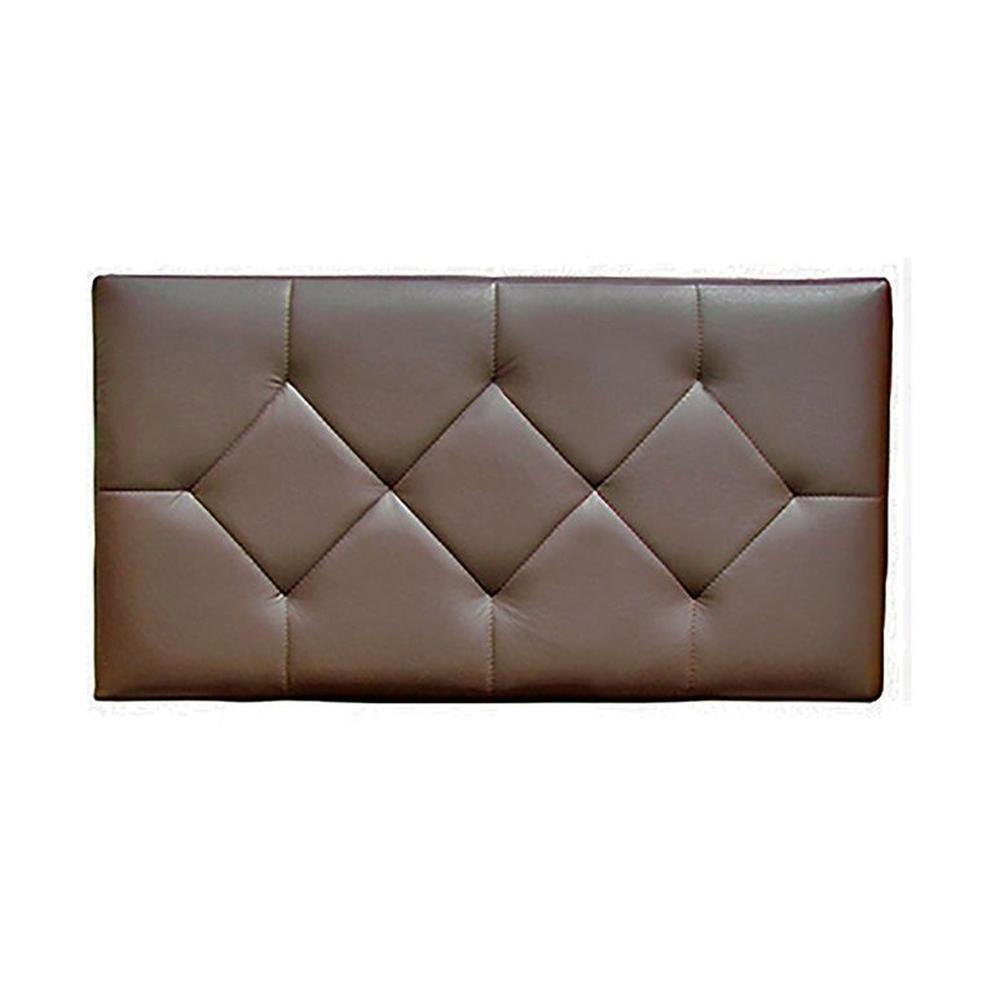 Cabecera Rombo 1.5 plazas chocolate - Villa Hogar. Cabecera Rombo 1.5 plazas chocolate - Villa Hogar.