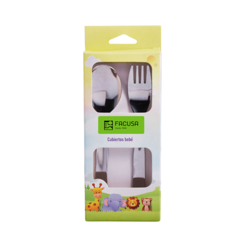 SET DE CUBIERTOS BEBE X 02 PZAS. MOD. 723- 10099856