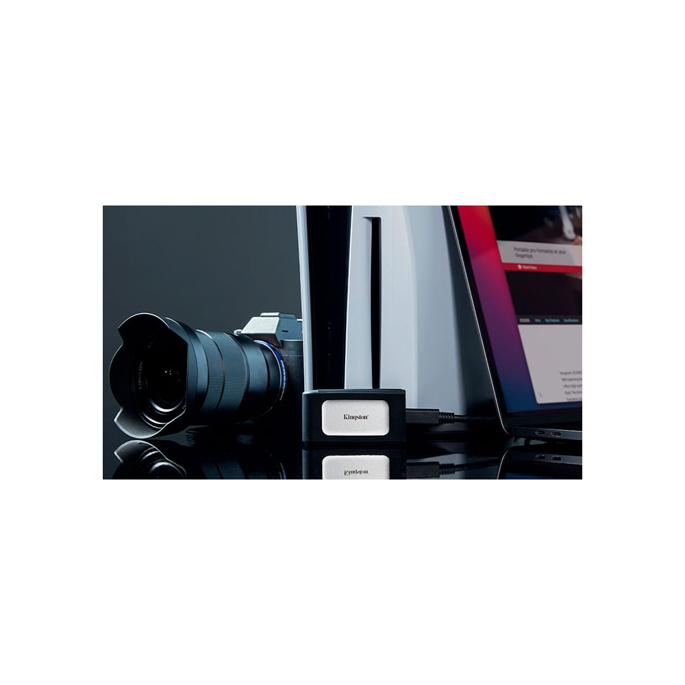 Disco Duro Externo Kingston XS2000 SSD 4TB USB 3.2 Gen 2x2 Tipo-C, Ráp