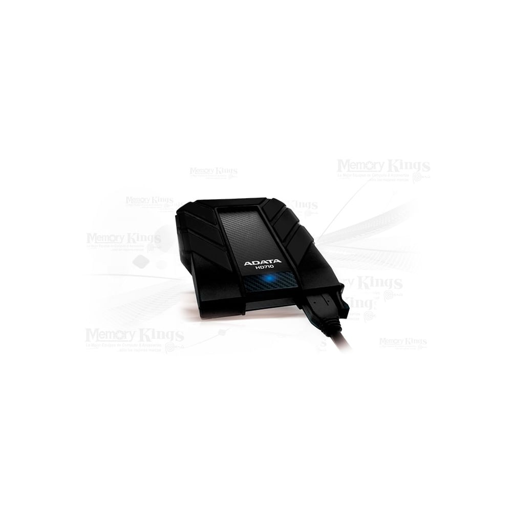 Disco duro externo ADATA HD710P 1TB USB, portátil negro, resistente al