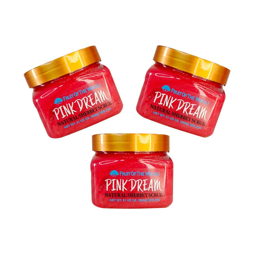 Crema Exfoliante Pink Dream Rosas Wokali 600gr 3 Unid Crema Exfoliante Pink Dream Rosas Wokali 600gr 3 Unid