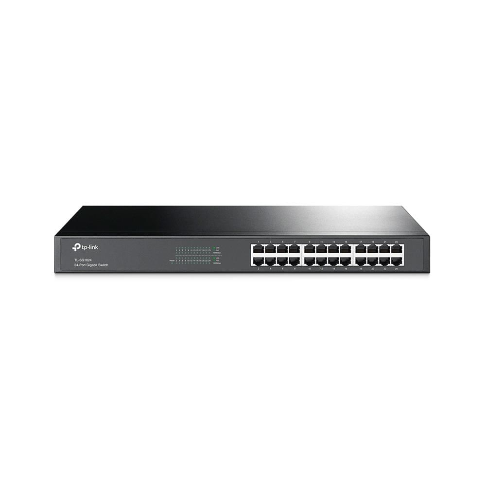 Switch con Base de Montaje / de Escritorio de 24 Puertos Gigabit RJ45 10/100/1000 Mbps TP-LINK