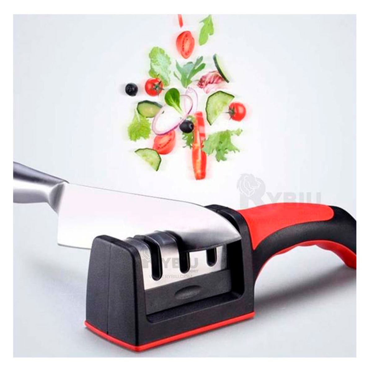 AfiladorTres Pasos Mango de Plástico Rojo Y+Agendita