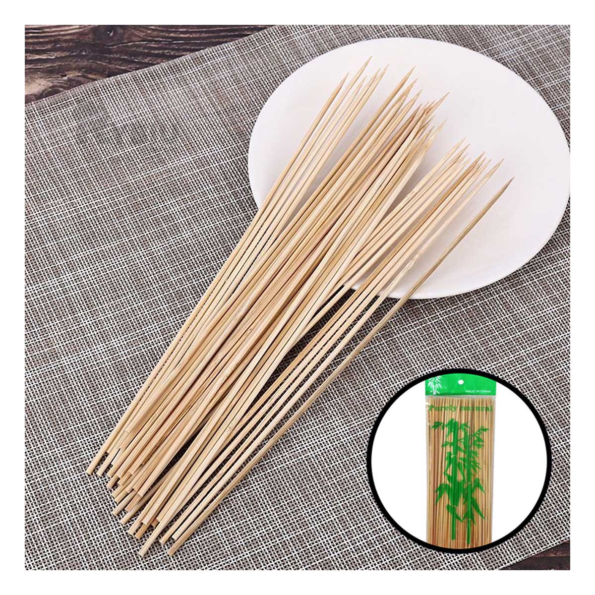 Palitos de 85 Unidades en Bambu de Buena Calidad Y+Stickers