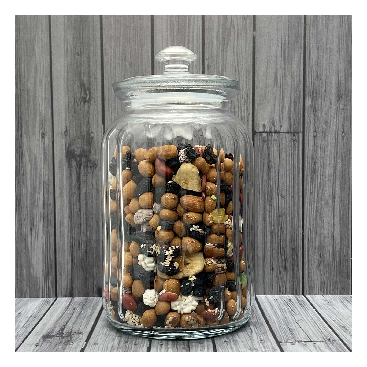 Frasco Multiusos Capacidad 2 Kilos de Vidrio Transparente