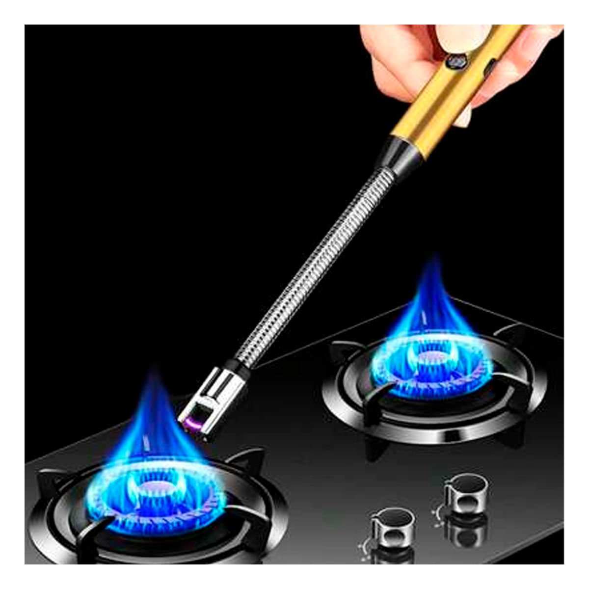 Encendedores de Cocina Recargables en Color Rojo Y+Agendita