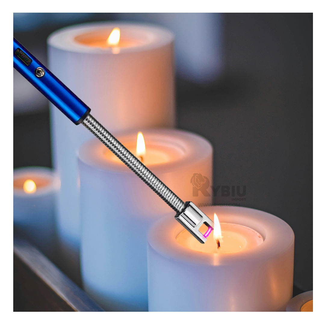 Encendedores Seguros y Recargables en Azul Y+Papel de Regalo