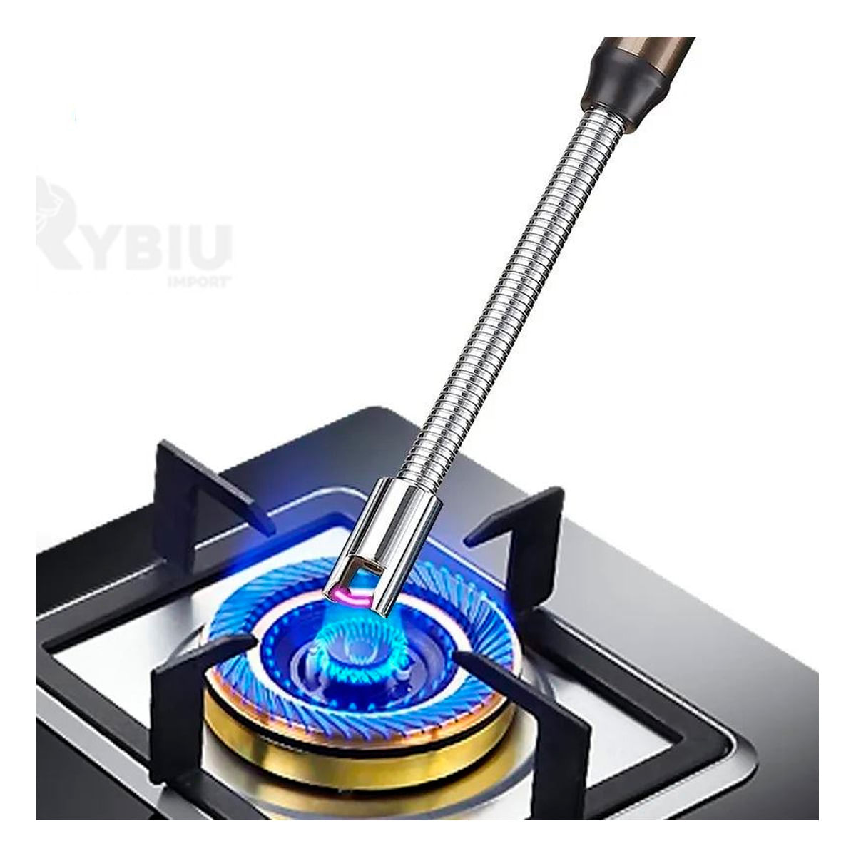 Encendedor Extra Flexible Electrico en Tono Negro Y+Agendita