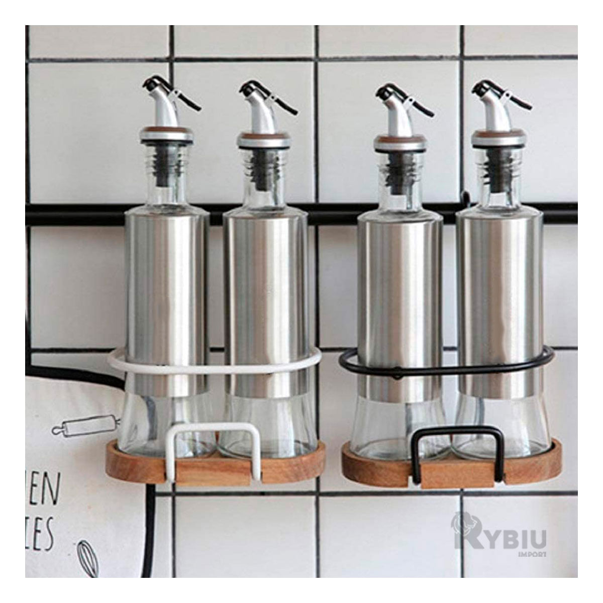 Aceitero Util y Resistente en 300 ml Y+Stickers