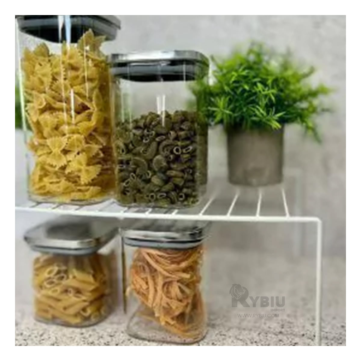 Separador Tipo Cajon Mesero en Color Blanco Y+Stickers