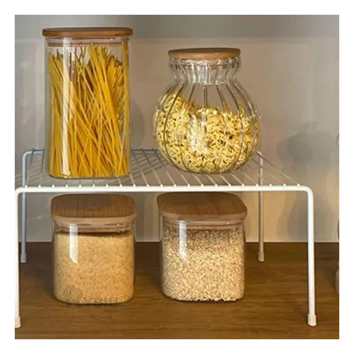 Separador Cajonero de 4 Soportes en Color Blanco Y+Agendita