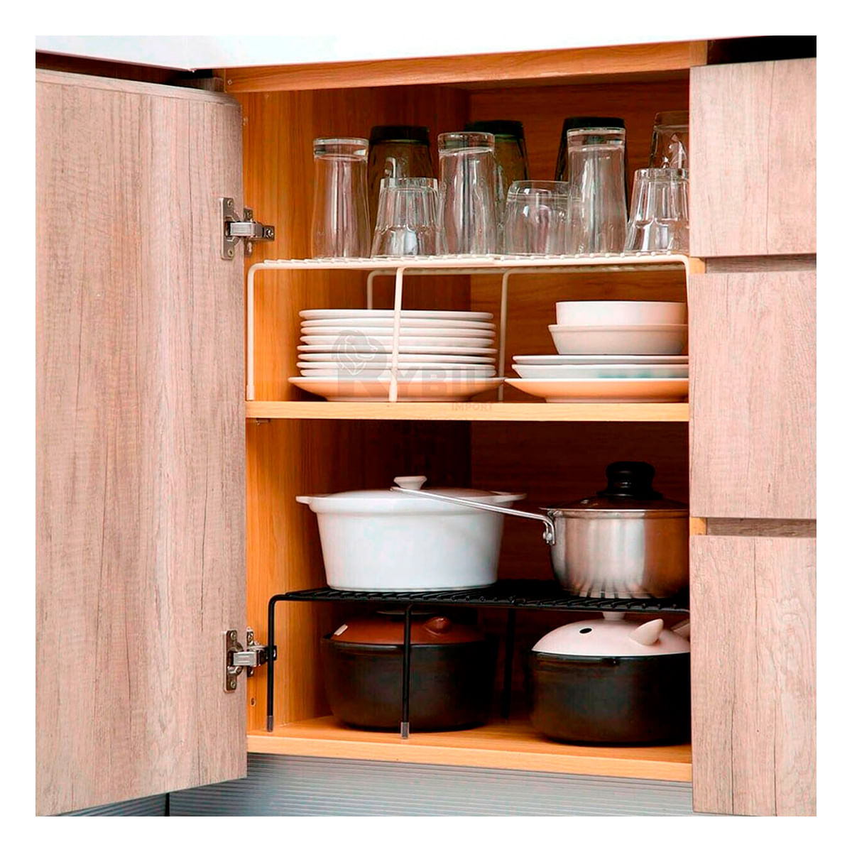 Separador de Gavinete Expansible en Negro Y+Papel de Regalo