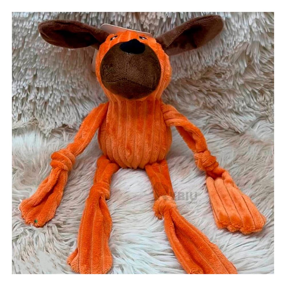 Peluche en Forma de Perro de Color Naranja Peluche en Forma de Perro de Color Naranja