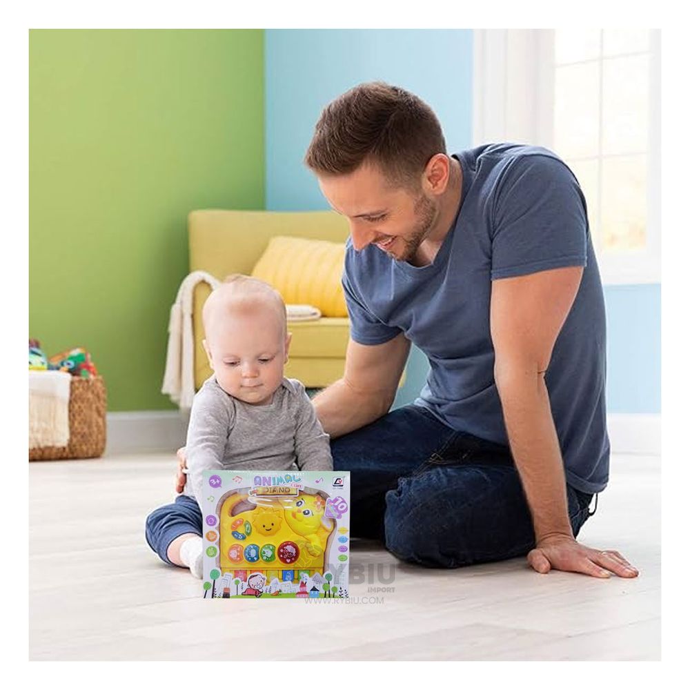 Piano de Conejo en Tono Amarillo Y+Agendita Piano de Conejo en Tono Amarillo Y+Agendita