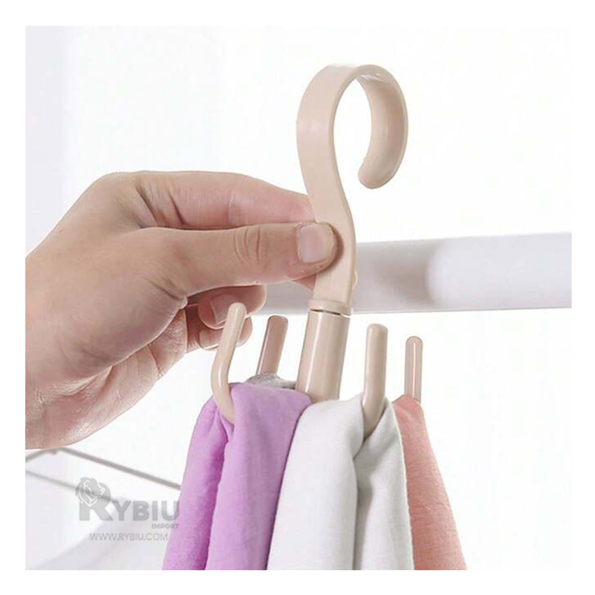 Ganchos Ahorra Espacio en Multicolor Y+Post-it adhesivos