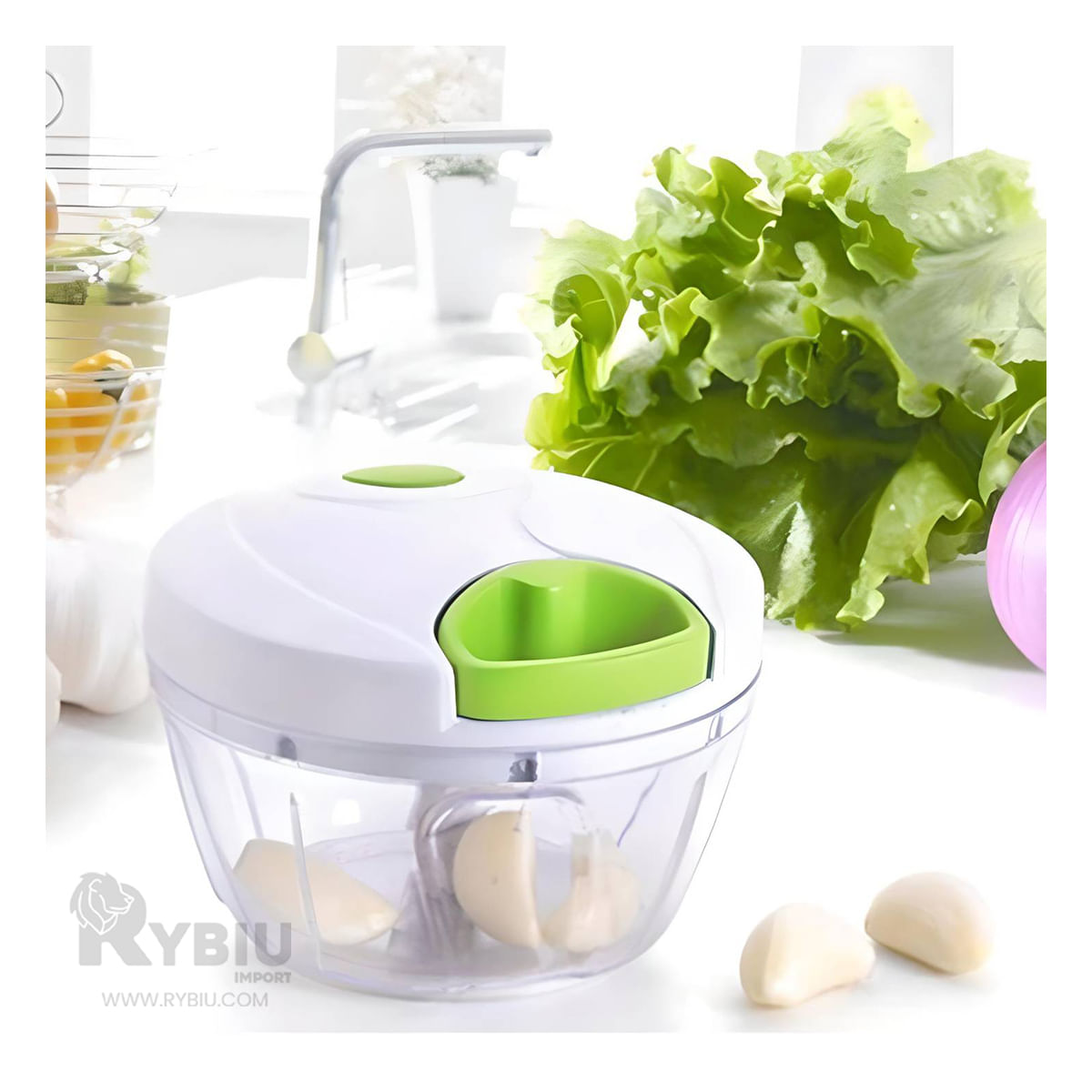 Picatodo de Frutas y Verduras Blanco Y+Stickers