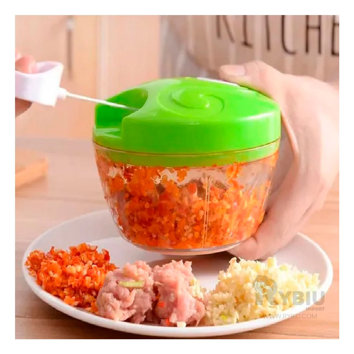 Picatodo Manual de Cocina Verde Y+Papel de Regalo