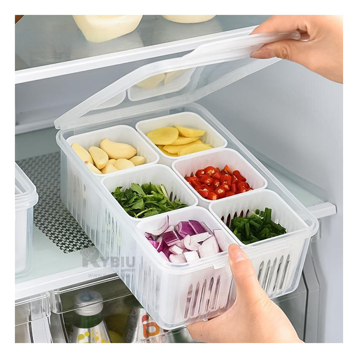 Escurridor de Fideos en Tonalidad Blanco Y+Stickers