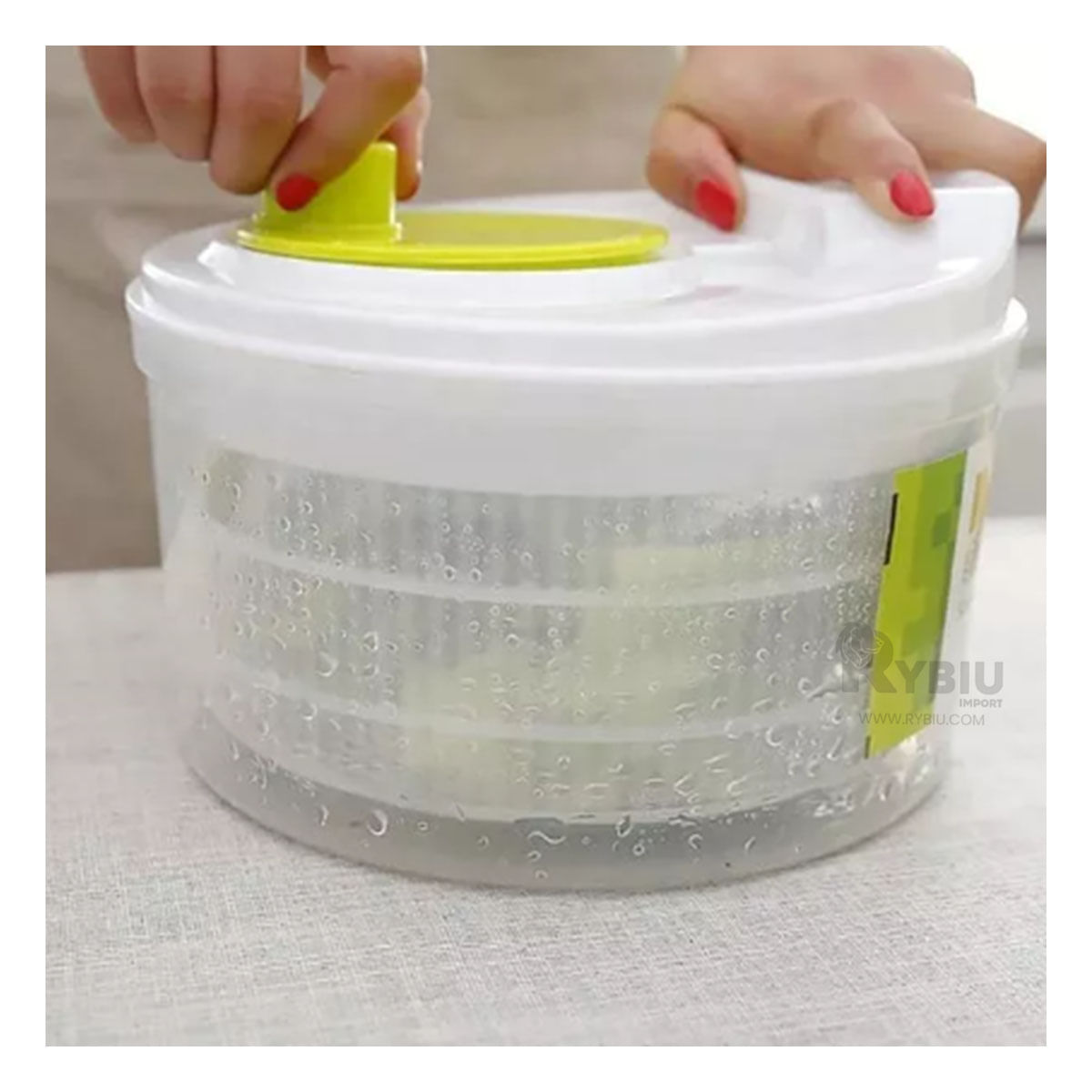 Escurridor Funcional de Frutas de Tono Blanco Y+Stickers