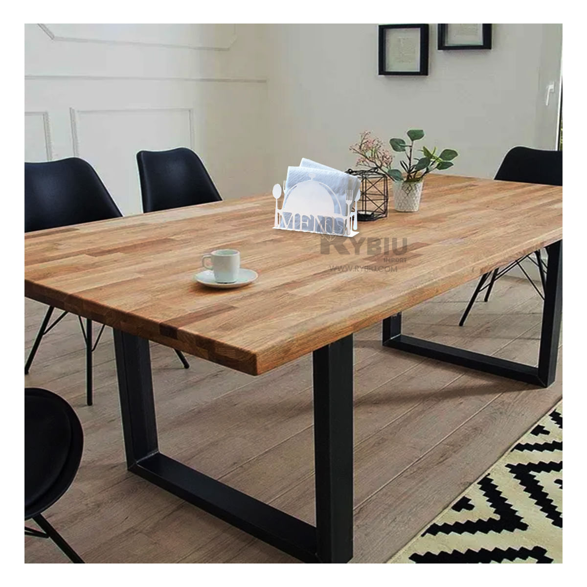 Servilletero Eficaz de Almacenaje de Color Blanco Y+Agendita