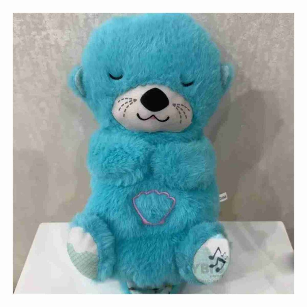 Peluche de Nutria para Dormir de Color Celeste Peluche de Nutria para Dormir de Color Celeste
