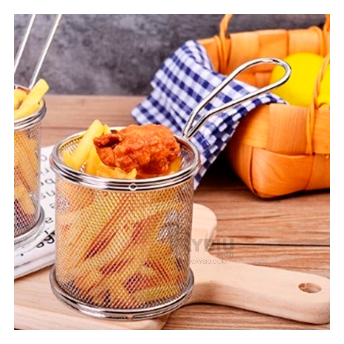 Cesta Ovalada en Tonalidad Plateado Y+Agendita