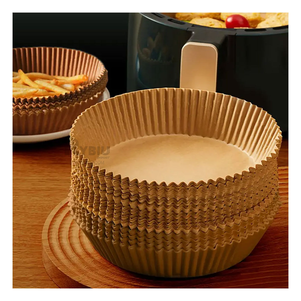 Papel para Comida en Tono Madera Y+Papel de Regalo