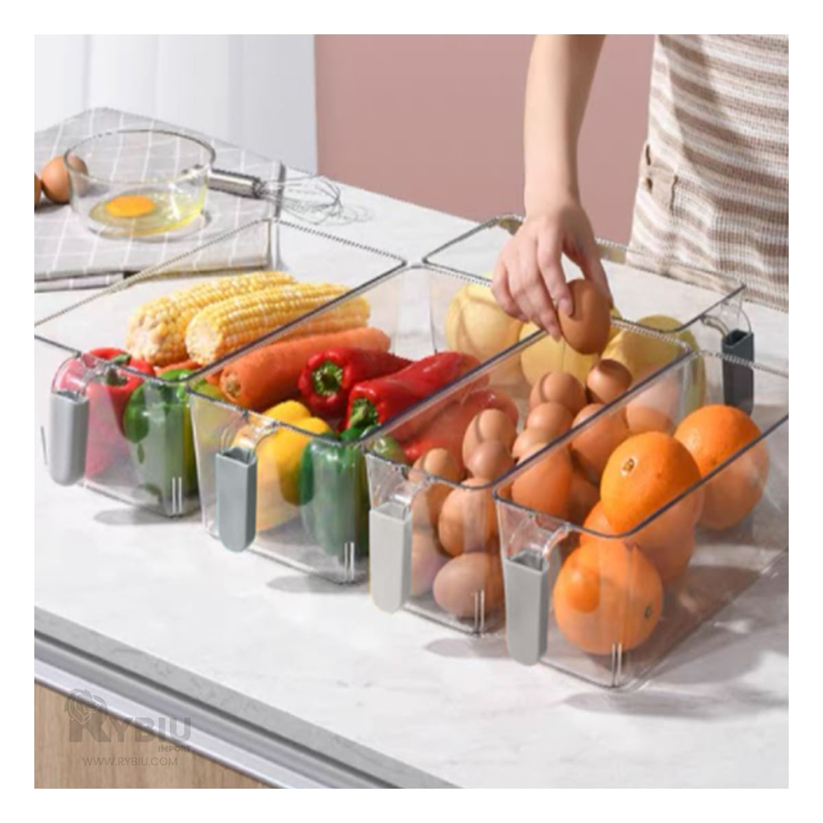 Bandeja de Cocina Transparente Y+Stickers