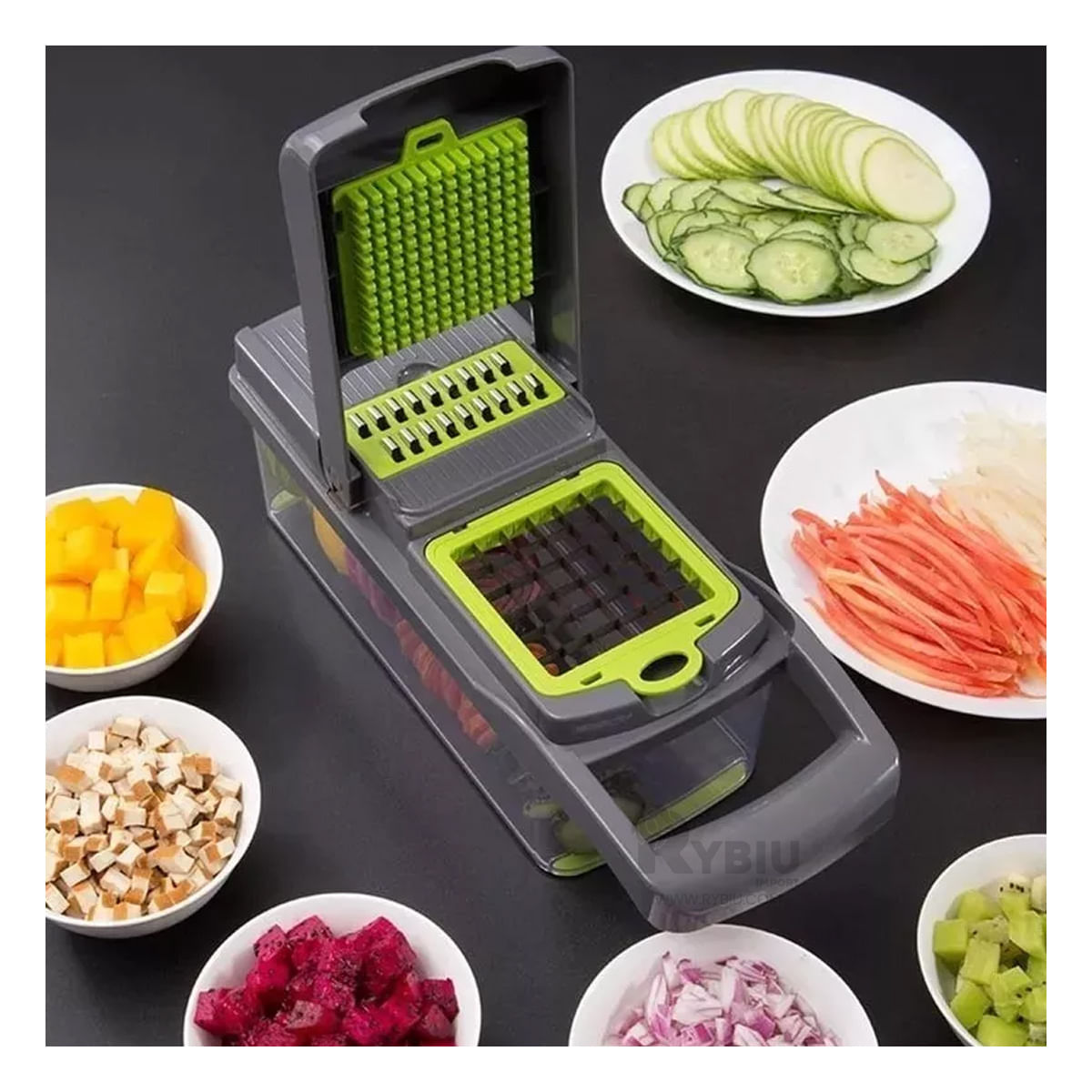 Pelador de Frutas Practico y Eficaz Acero Inoxidable Gris