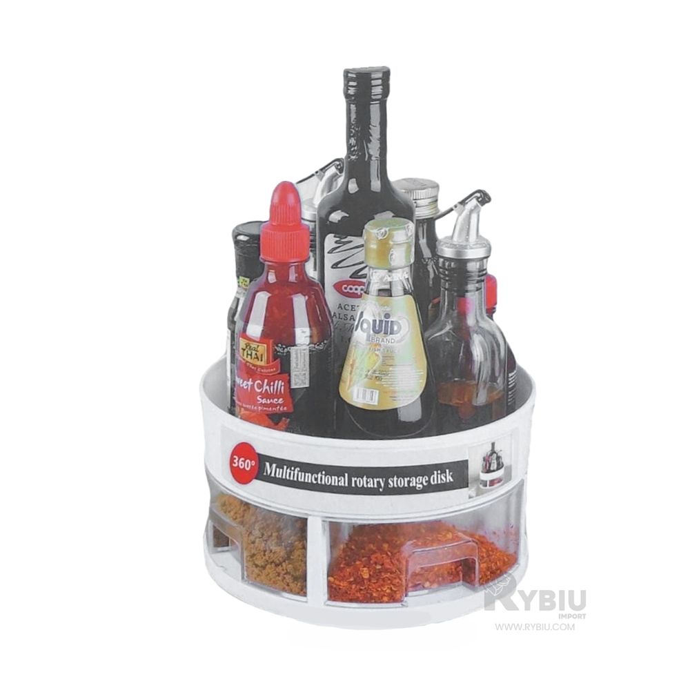 Base Innovadora Rotativa de Plastico 360° Esencial en Blanco Base Innovadora Rotativa de Plastico 360° Esencial en Blanco