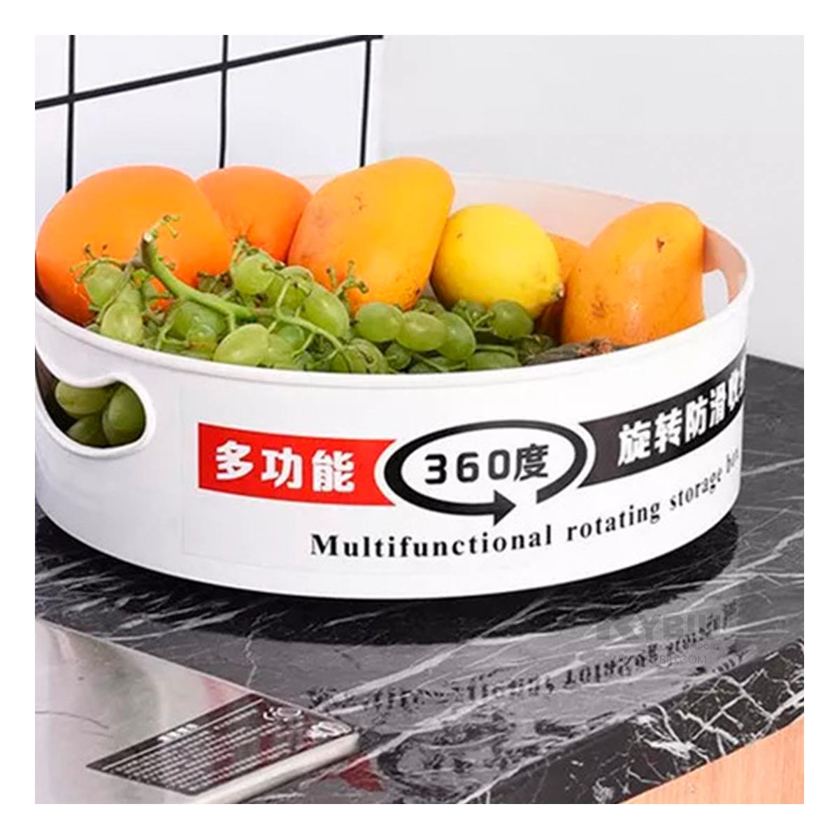 Plataforma Rotativa en Talla S de Blanco Y+Papel de Regalo