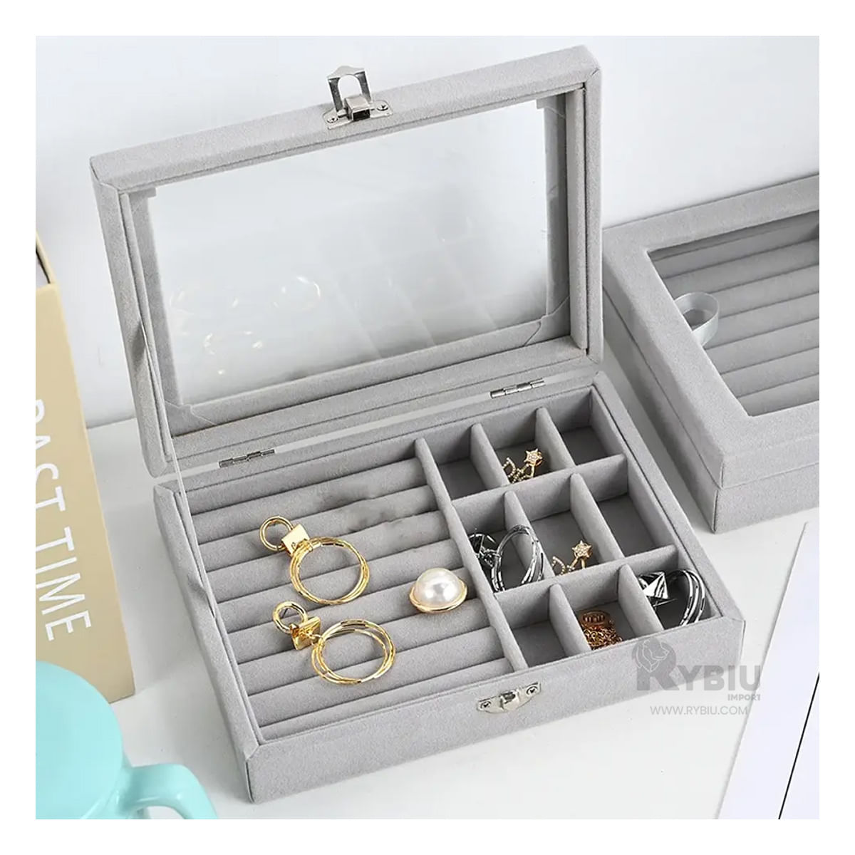 Caja Organizadora en Gris Y+Agendita