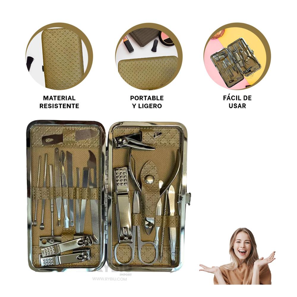 Pack Compacto de Unas Dorado Y+Banderitas Adhesivas Pack Compacto de Unas Dorado Y+Banderitas Adhesivas