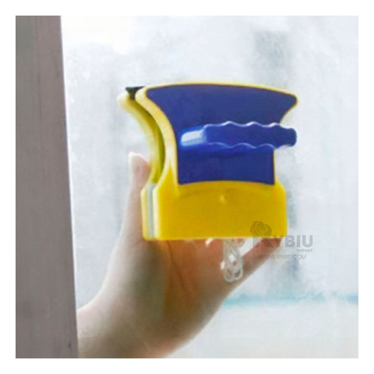 Limpiador Manual de Lunas de Color Amarillo Y+Agendita