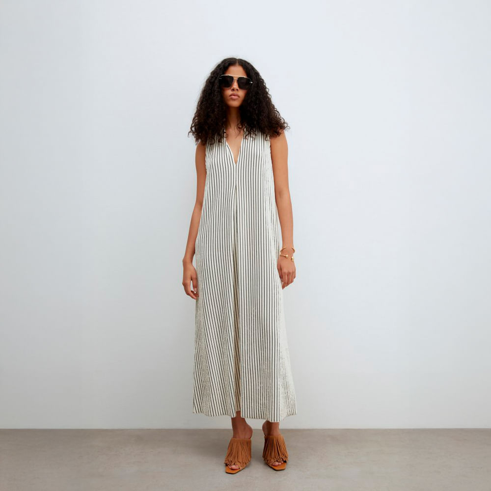 Vestido Blanco Sfera Moda Mujer Vestidos Vestido Mujer Sfera