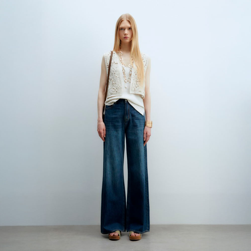 Chaleco Largo Chaleco Acolchado Mujer Sfera Chaleco Bordado Sfera