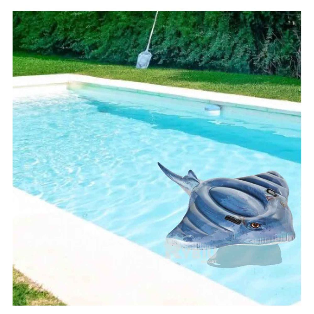 Flotador en Modelo de Mantarraya de Color Azul Flotador en Modelo de Mantarraya de Color Azul