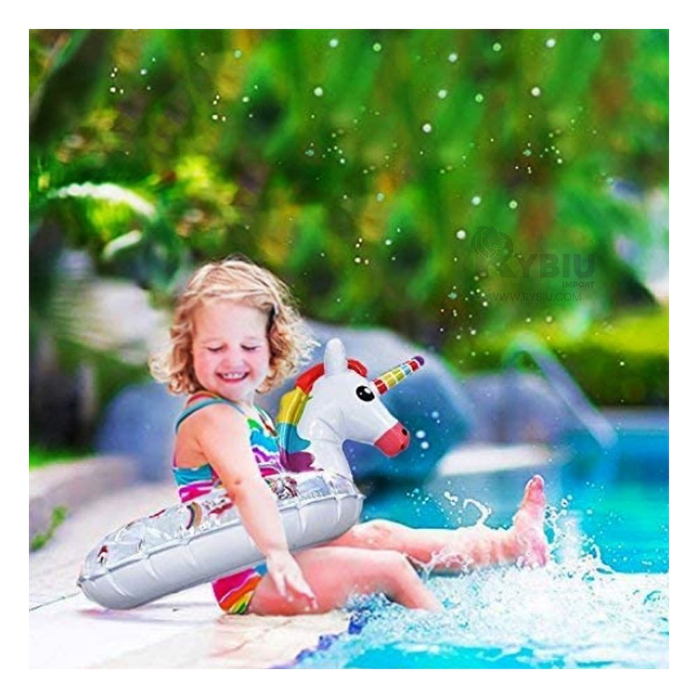 Flotador Inflable y Divertido para Nadar Color Transparente Flotador Inflable y Divertido para Nadar Color Transparente