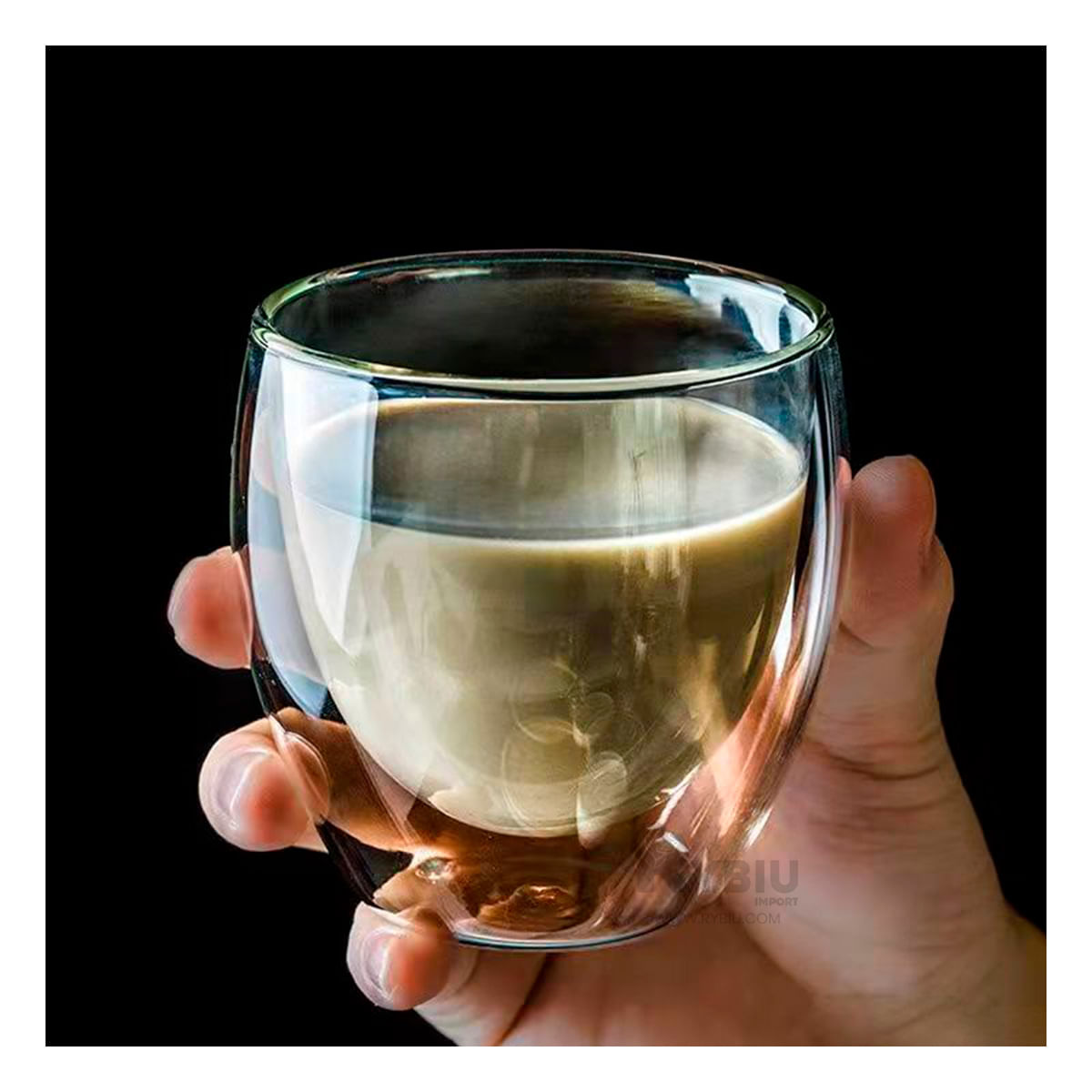 Vaso de Vidrio Transparente Y+Agendita