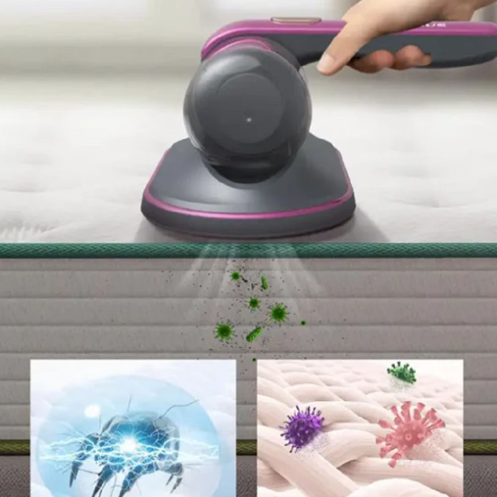 Aspirador de Acaros Portatil con Luz UV