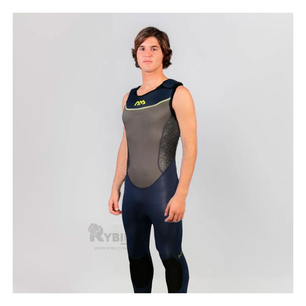 Traje Moderno y Funcional para Natacion Color Azul Traje Moderno y Funcional para Natacion Color Azul