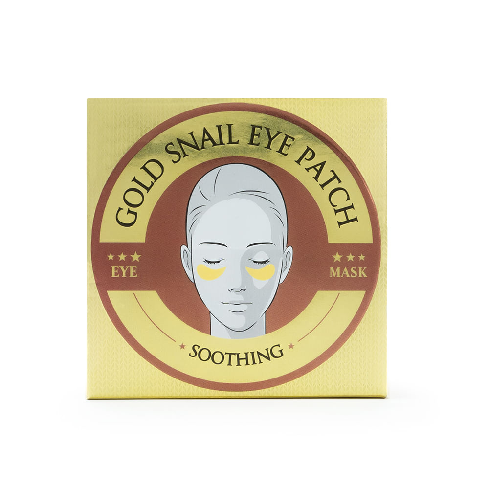 Parches para Ojos WOKALI Gold Snail CAJA 60 UND Parches para Ojos WOKALI Gold Snail CAJA 60 UND