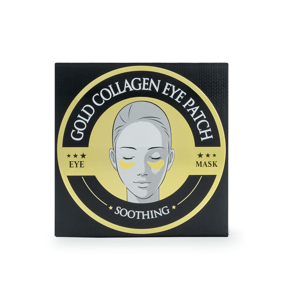 Parches para Ojos WOKALI Gold Colágeno CAJA 60 UND Parches para Ojos WOKALI Gold Colágeno CAJA 60 UND