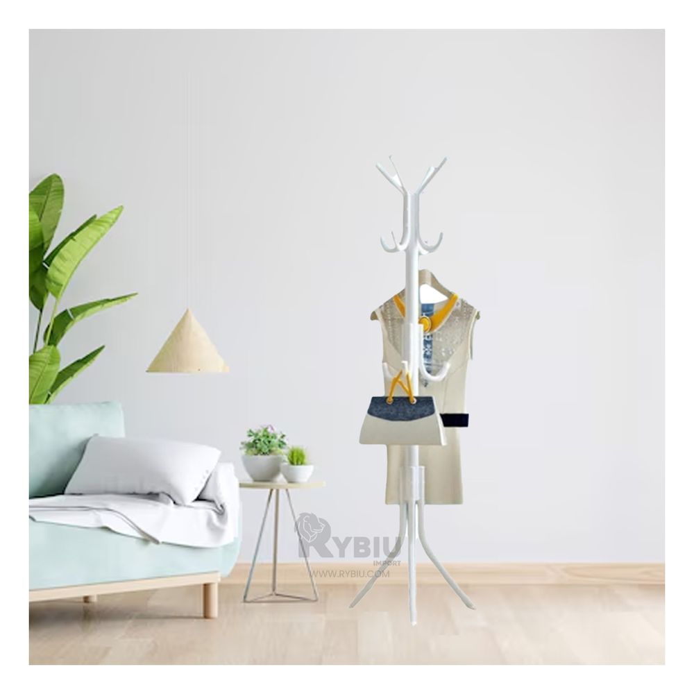 Perchera de Facil Armado de Color Blanco Y+Stickers Perchera de Facil Armado de Color Blanco Y+Stickers