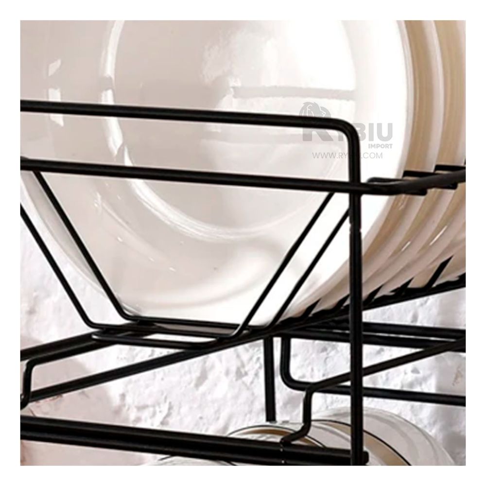 Escurridor con Soporte en Color Negro Y+Papel de Regalo Escurridor con Soporte en Color Negro Y+Papel de Regalo