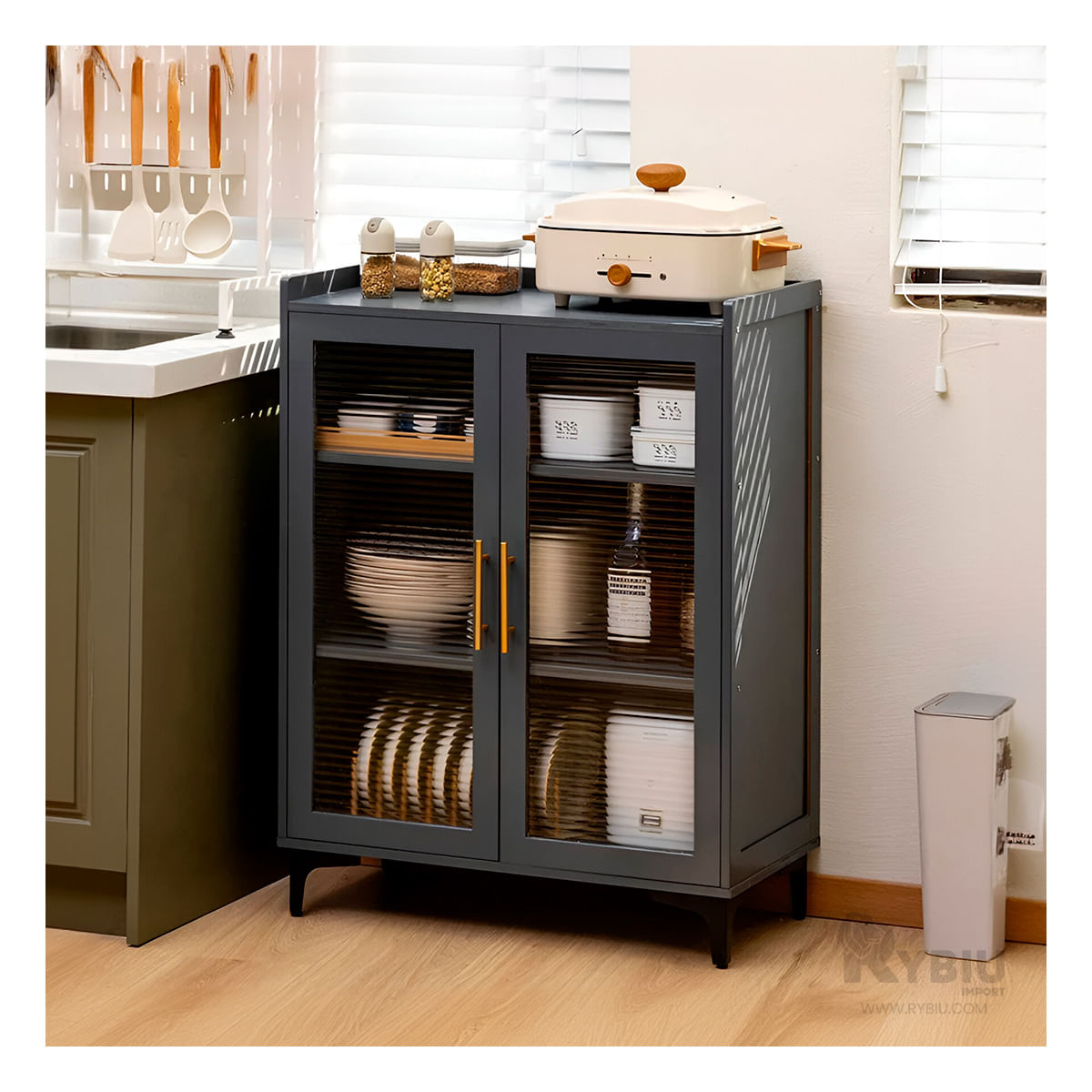 Escurridor Cerrado Seguro en Color Negro Y+Papel de Regalo