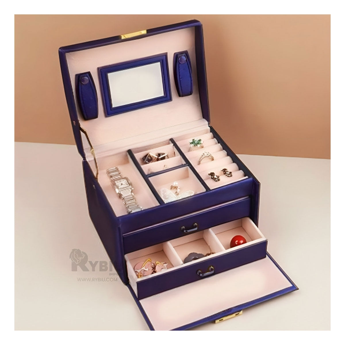 Organizador Compacto Joyas de Azul Y+Stickers